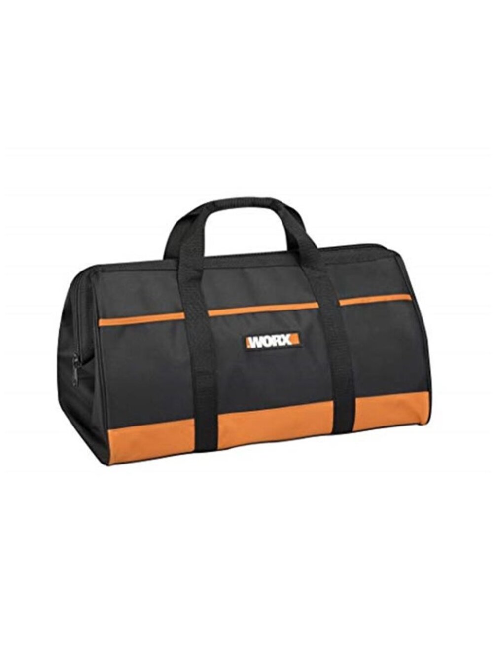 Heavy Duty Nylon Tool Tote Bag Large Zippered Storage Organizer Black Yellow